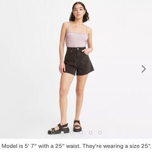 Levi’s Women’s High Waisted Mom shorts